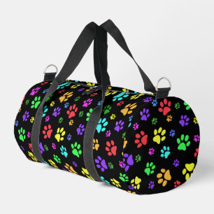 Sport Empreintes de pattes colorés Design Duffel Sac