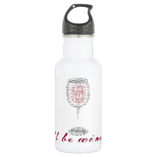 Sport en wijn waterfles 