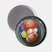 Sport Fan Magneet (Voorkant / Achterkant)