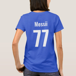 Sport Field dag Blauwe kleur Team Cheer stand Squa T-shirt