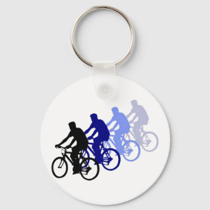 Sport - fietsen, fietsen, bijten sleutelhanger