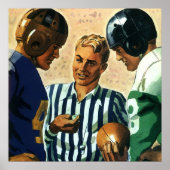  sport, Football Referee Coin Toss Poster (Voorkant)