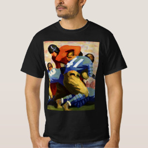  Sport, Football spelers in een game T-shirt