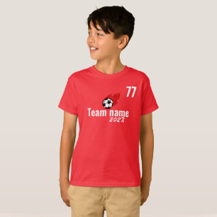 Sport football voetbal Team Velddag Cheer School T-shirt