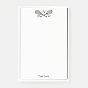 Sport  getransformeerde Tennis Racquet Tennis Ball Post-it® Notes