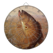  sport Gevist, Largemouth bruine basvis Dartbord (Voorkant)