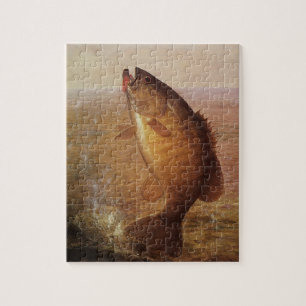  sport Gevist, Largemouth bruine basvis Legpuzzel