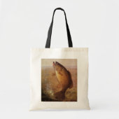 sport Gevist, Largemouth bruine basvis Tote Bag (Voorkant)
