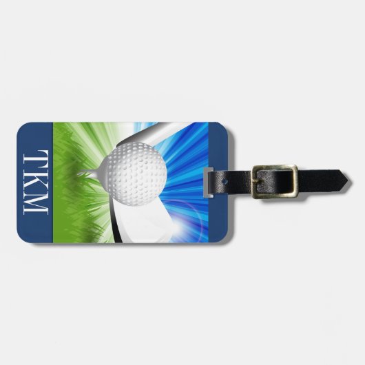 Sport - Golf Bagagelabel (Voorkant horizontaal)