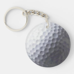 Sport, Golf Ball Zipper-pull, ID-Label Sleutelhanger