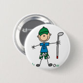Sport Golf-Button Ronde Button 5,7 Cm (Voorkant /achterkant)