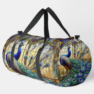 Sport Grand sac de voyage Paon en verre coloré arc-en-ci