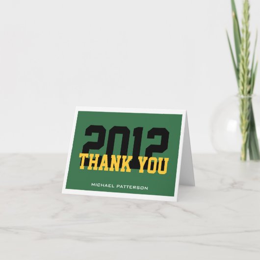 Sport Guy Graduation Merci Green (Devant)