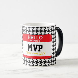 Sport Hallo mijn naam is het MVP Houndstooth Team  Magische Mok