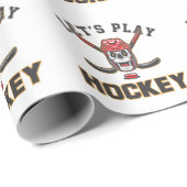 Sport Hockey Cadeaupapier (Rol Hoek)