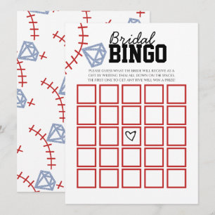 Sport honkbal homerun glitters bruiloft spel kaart