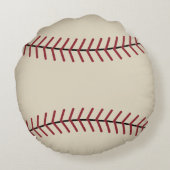  sport honkbal Sierkussen Rond Kussen (Achterkant)