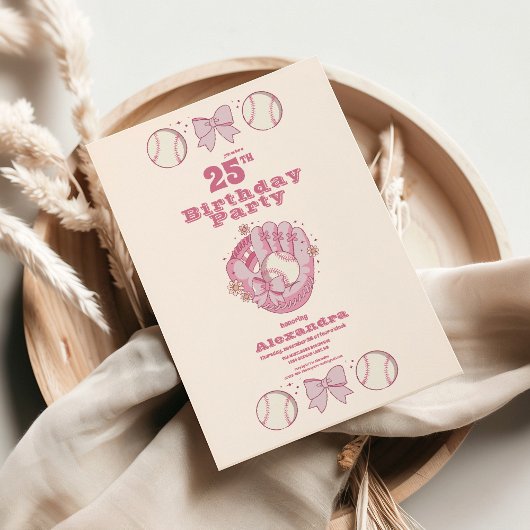 Sport Honkbal Verjaardagsfeest Kaart