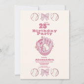 Sport Honkbal Verjaardagsfeest Kaart (Voorkant)