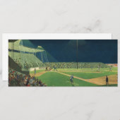  sport, honkbalspel bij nacht (Voorkant / Achterkant)