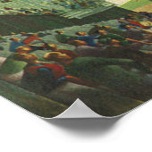  sport, honkbalspel bij nacht poster (Hoek)