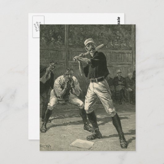 sport, honkbalspelers van Thulstrup Briefkaart (Voorkant / Achterkant)