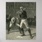  sport, honkbalspelers van Thulstrup Poster (Voorkant)