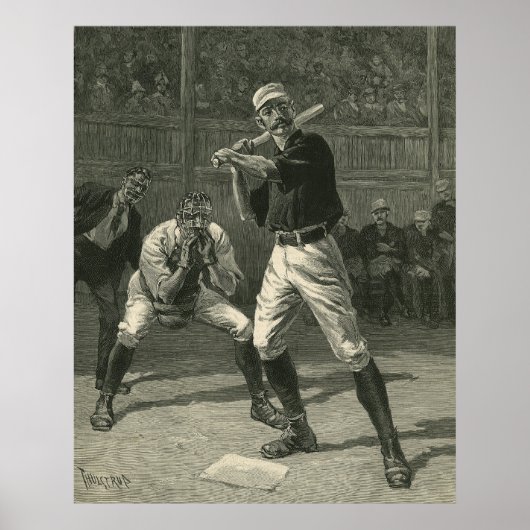 sport, honkbalspelers van Thulstrup Poster (Voorkant)