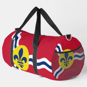 Sport Imprimer Sac à coudre avec drapeau de St. Louis Ci