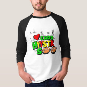 Sport is mijn hartslag en mijn hart-T-Shirt T-shirt