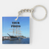 Sport is mijn leven aangepaste foto's en tekst mem sleutelhanger (Achterkant)