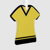 Sport Jersey Naam & Nummer Ornament Sjabloon (voorkant)