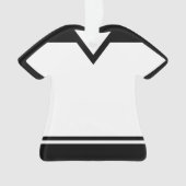 Sport Jersey Naam & Nummer Ornament Sjabloon (voorkant)