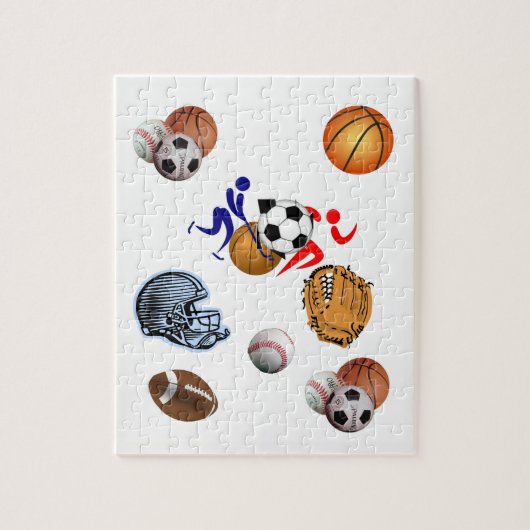 Sport Jigzaag Puzzle Legpuzzel (Verticaal)