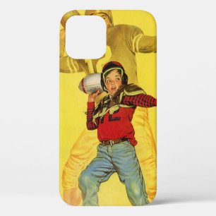  sport, jongen als toekomstig Football Quarterback iPhone 12 Hoesje