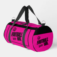 Joueuse de football fille, équipe, sac cadeau Duff