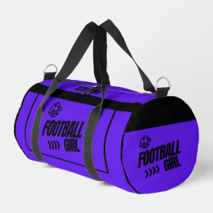 Sport Joueuse de football fille, équipe, sac cadeau Duff