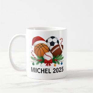 Sport Kerst 2025 Mok Aangepaste Naam