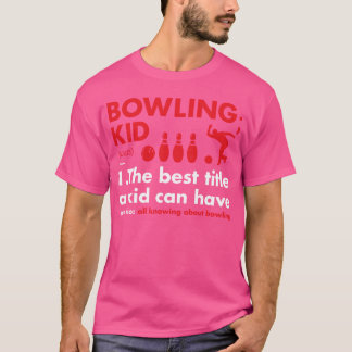 Sport Kind Definitie Bowling grappige jongen T-shirt
