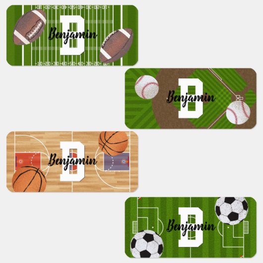 Sport: Kinder kleding Labels (Groep)