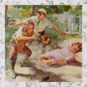  sport, kinderen spelen voetbal legpuzzel