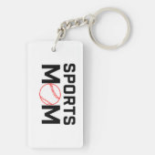 Sport mam Baseball Design Sleutelhanger (achterkant)