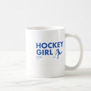 Sport meisje definitie hockey koffiemok