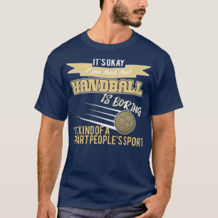 Sport met slimme handbal t-shirt