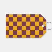 Sport Modern Check Team Kleuren School Spirit Fun Cadeaulabel (Voorkant (Horizontaal))