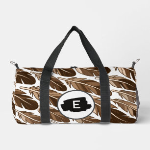 Sport Monogramme de plume Boho personnalisé Petit sac du