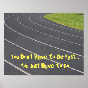 Sport Motivatie Poster - Spoor & Gebied!