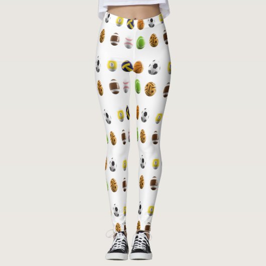 sport oeufs de pâques leggings (Devant)