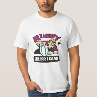 Sport ontwerp voor Rugby liefhebber T-shirt