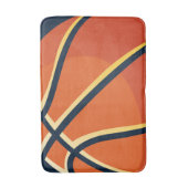 Sport Oranje Basketbal Badmat (Voorkant Verticaal)